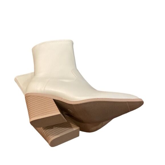 Universal Thread Women's Mid Calf Chunky Heel Boots Leather Memory Foam Size 8 - Picture 10 of 13